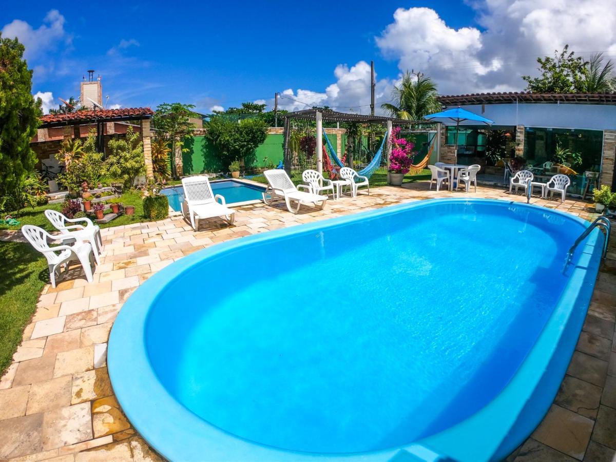 Casa Refugio Dos Carneiros, 1Min Do Mar, 4Suites, Salao De Jogos بريا دوس كارنيروس المظهر الخارجي الصورة