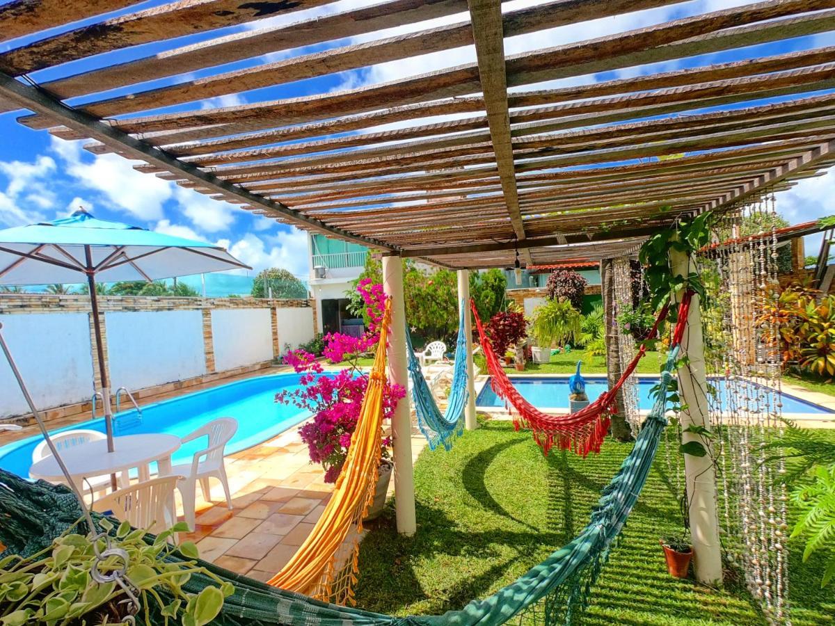 Casa Refugio Dos Carneiros, 1Min Do Mar, 4Suites, Salao De Jogos بريا دوس كارنيروس المظهر الخارجي الصورة